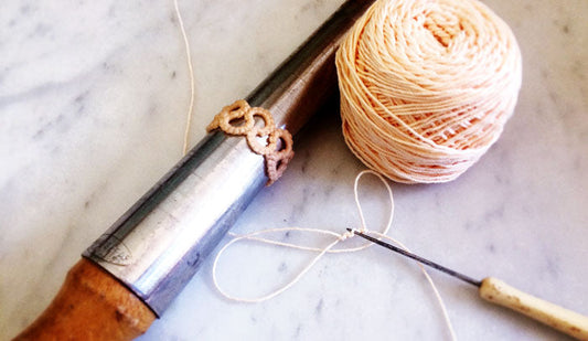 How is lace transformed into silver and gold jewellery?