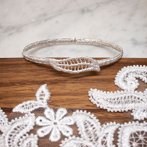 Silver lace jewellery to match your lace wedding dress