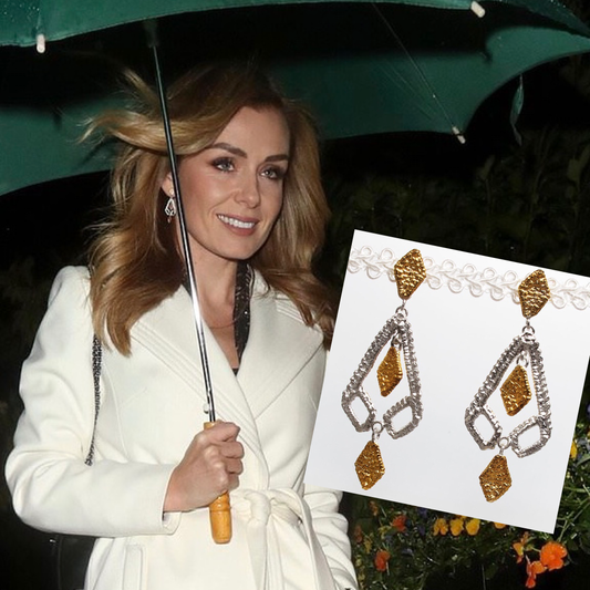 Spotted! Katherine Jenkins sports Ruth Mary earrings