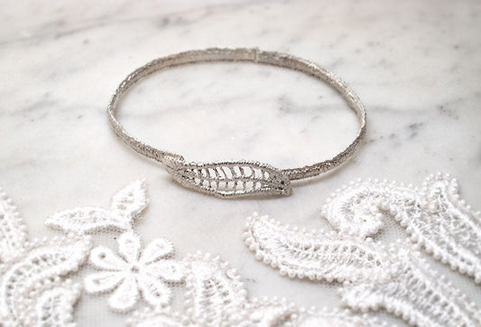 Silver lace jewellery to match your lace wedding dress