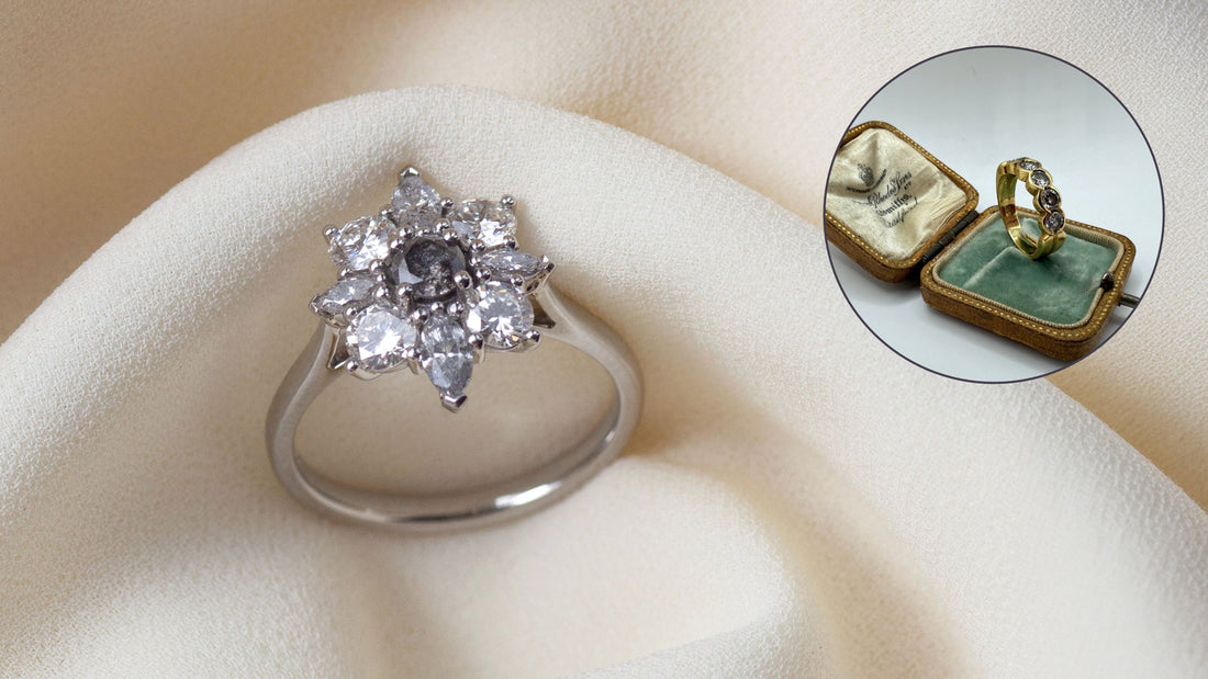 Incorporating inherited diamonds into an engagement ring