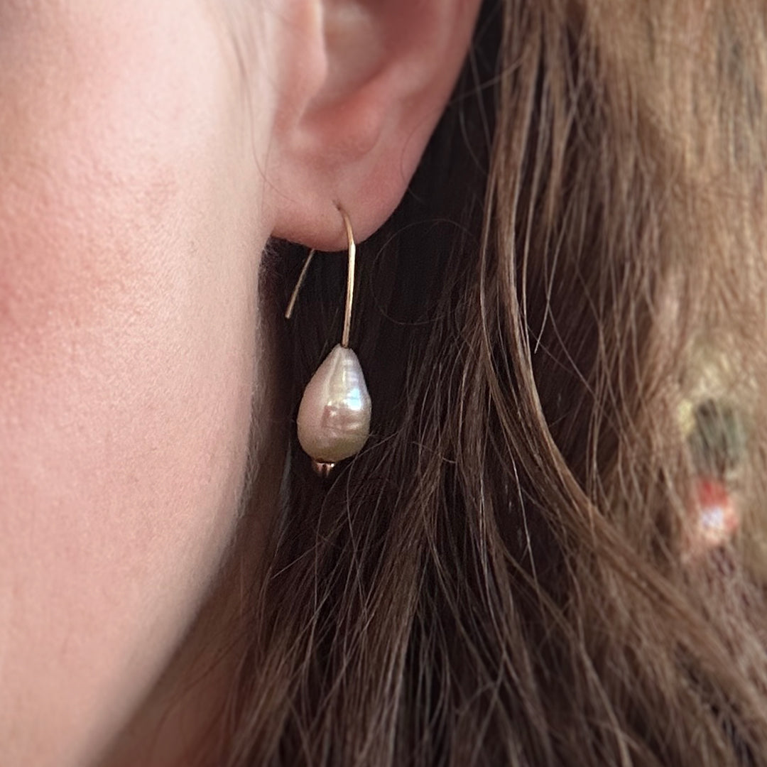 Baroque Pearl Drop Earrings