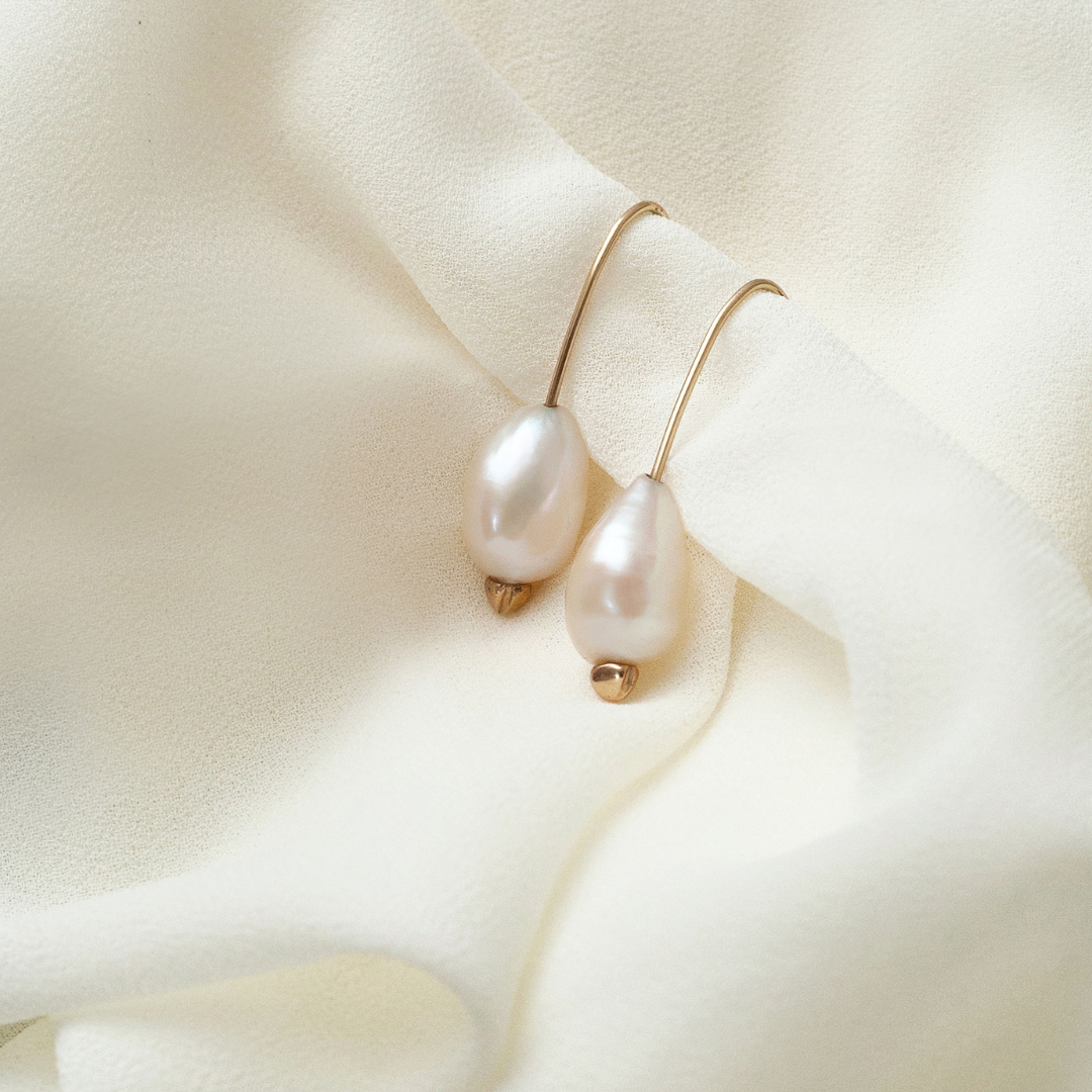 Baroque Pearl Drop Earrings