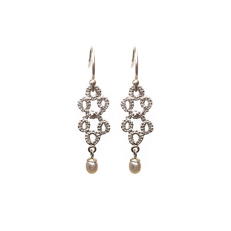 Entwined Pearl Earrings