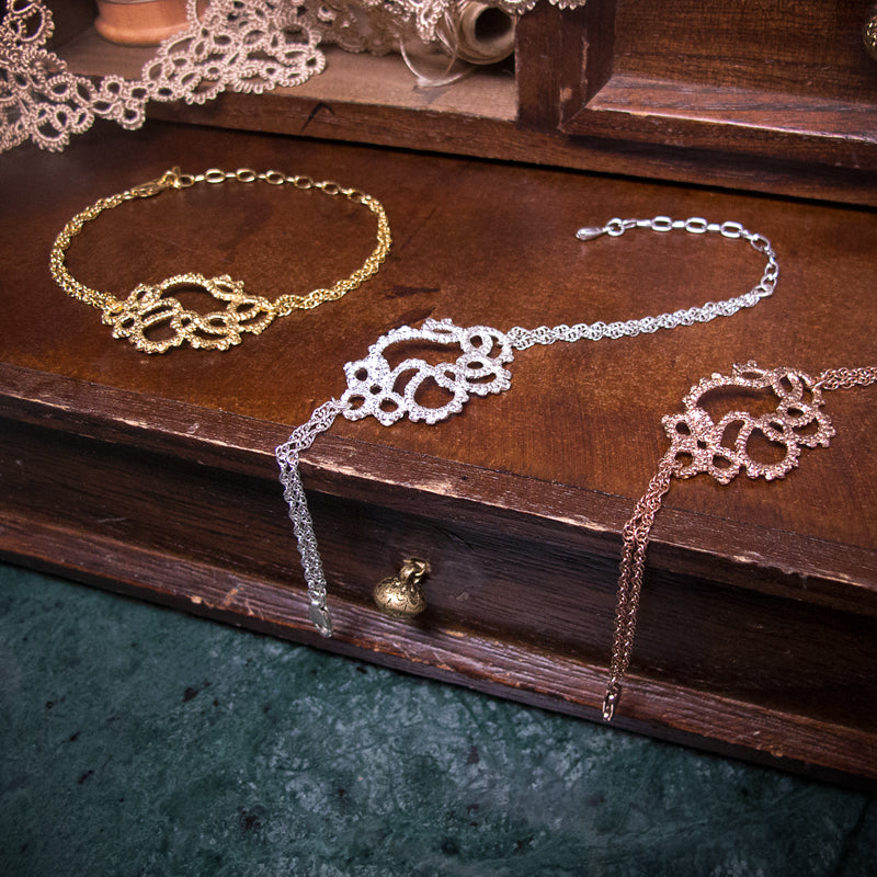 filigree detail lace bracelet